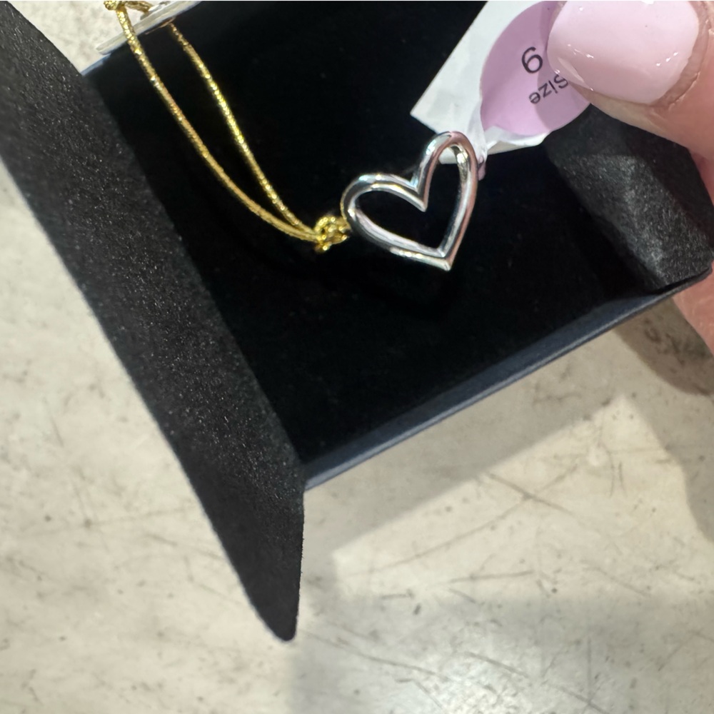 Sterling Silver Heart Ring-Extra fun at Valentine’s Day but great all year❣️